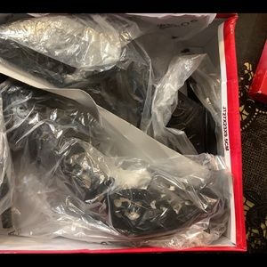 Black Lace High Shoes